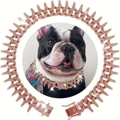 Collar Diamante para Mascotas Estilo Europeo y Americano - Image 8