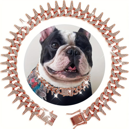 Collar Diamante para Mascotas Estilo Europeo y Americano - Image 8