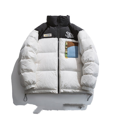 Chaqueta Acolchada Suelta para Pareja - Estilo Urbano Versátil - Image 10