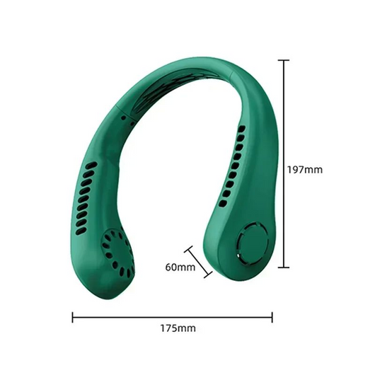 Ventilador Portátil de Cuello USB Recargable - Manos Libres - Image 8