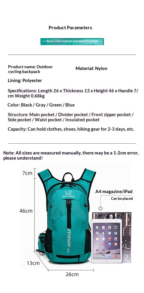 Bolsa de Viaje de Gran Capacidad para Actividades al Aire Libre - Image 18