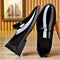 Zapatos de Cuero Elegantes con Diseño Slip-On Espejo