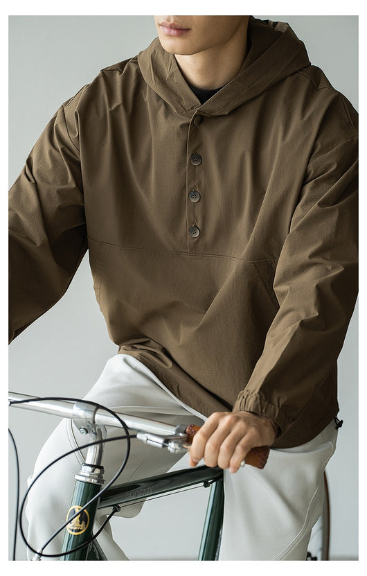 Chaqueta Impermeable de Montaña con Capucha para Hombre - Secado Rápido - Image 38