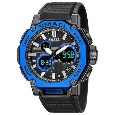 Reloj Deportivo Dual Display Resistente al Agua con Luz Nocturna - Image 4