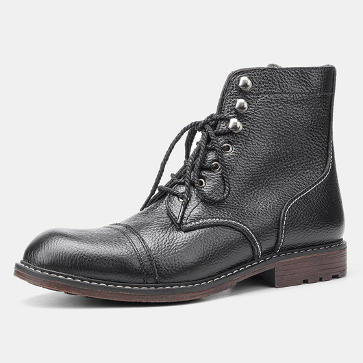 Botas Martin de Cuero Gamuza Premium con Detalles de Trabajo - Image 11