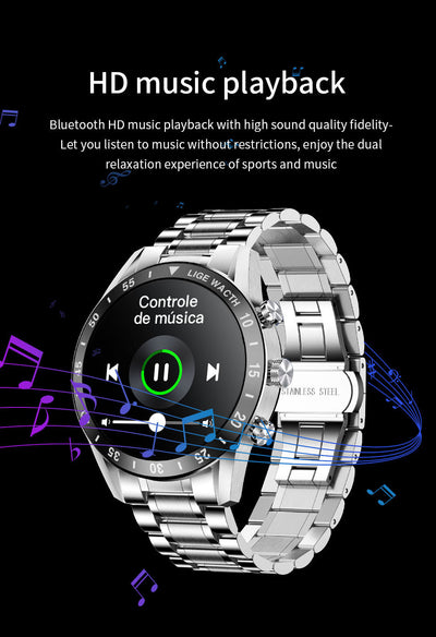 Pulsera Deportiva Inteligente Impermeable para Hombre con Podómetro - Image 25