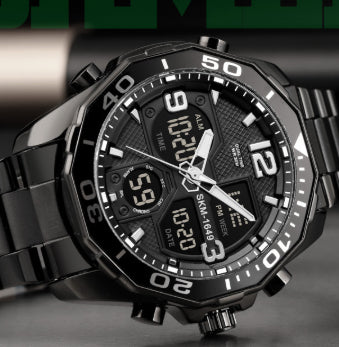 Reloj Espiral Acero Inoxidable para Hombre Estilo Asiático - Image 5