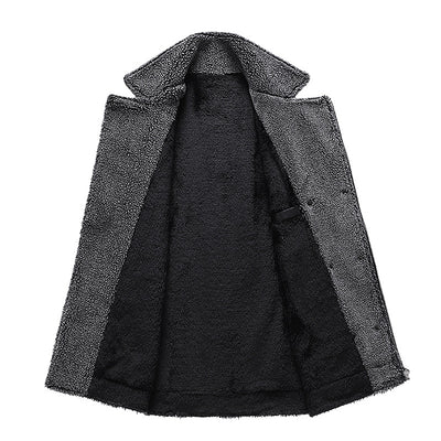 Chaqueta de Cuero y Gamuza para Motociclista con Cierre - Image 5