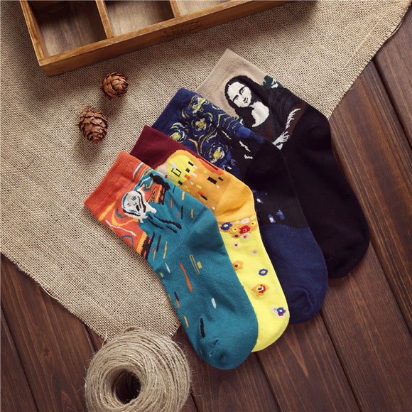 Calcetines Retro Literarios para Hombre Talla Mediana