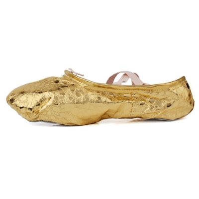 Zapatos de Presentación Infantiles en Oro y Plata - Image 2