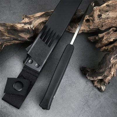 Cuchillo Táctico de Campo con Funda para Cintura - Hoja Recta de Alta Dureza - Image 14