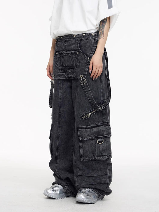 Pantalones Vaqueros Estilo Vintage Americano con Costuras de Diseño - Image 23