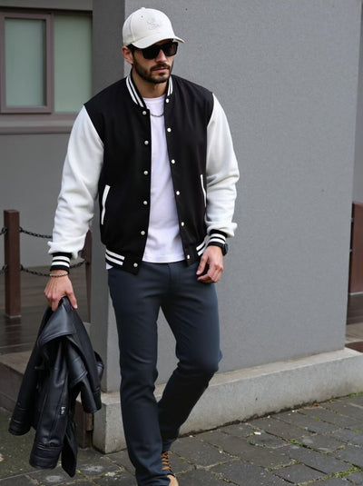 Chaqueta Béisbol Otoño Personalizada para Hombre - Image 12