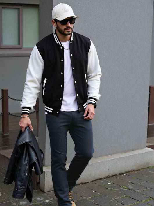 Chaqueta Béisbol Otoño Personalizada para Hombre - Image 12