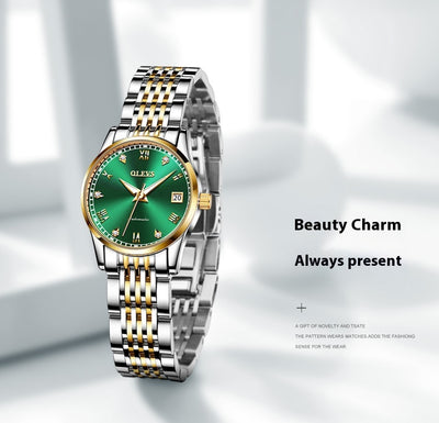 Reloj Automático para Mujer Resistente al Agua Diseño Minimalista - Image 9