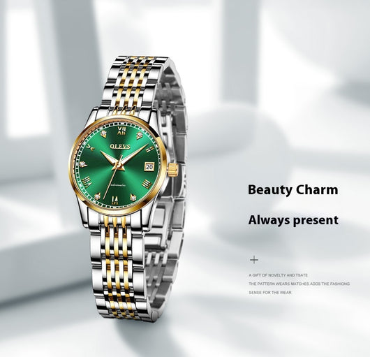 Reloj Automático para Mujer Resistente al Agua Diseño Minimalista - Image 9