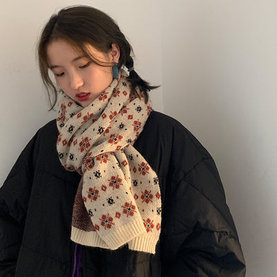 Bufanda Coreana Versátil para Mujer - Colección Navidad Invierno - Image 10