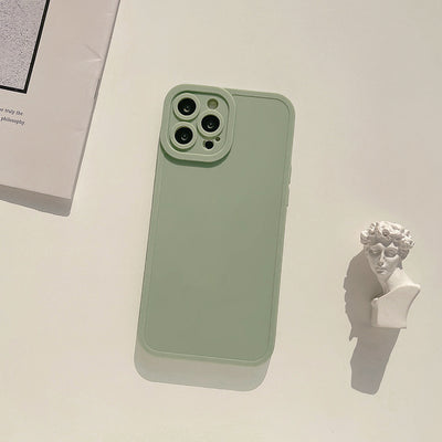 Funda de Teléfono Silicona Mate Color Sólido - Image 3