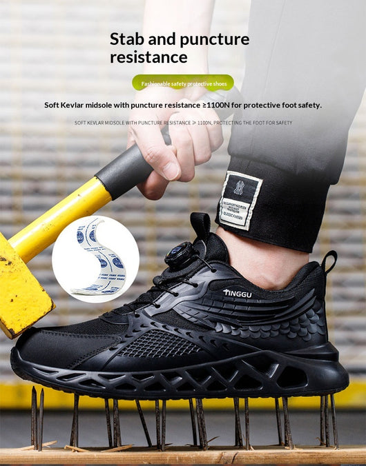 Botas de Trabajo Resistentes al Impacto, Antiperforación y Transpirables - Image 26