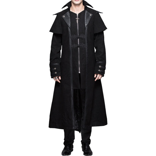 Abrigo Gótico Medieval Punk para Hombre - Image 2