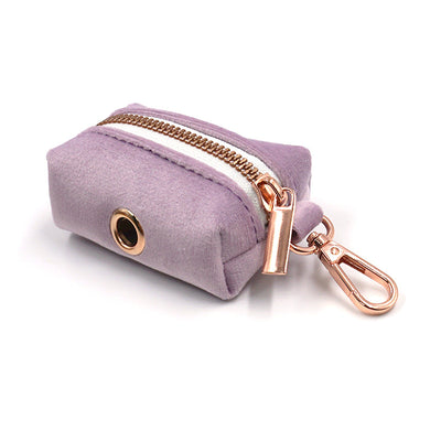 Collar y Correa para Mascotas en Terciopelo Gris Oscuro - Image 11