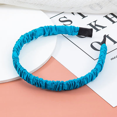 Diadema Plisada de Tela Estilo Retro Francés Versátil para Chicas - Image 23
