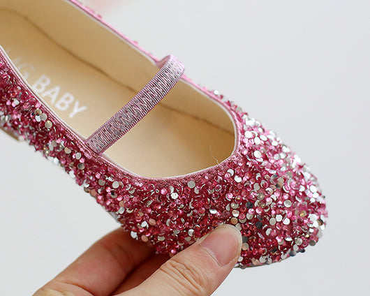 Zapatos de Fiesta para Niñas con Lentejuelas y Punta de Cristal - Image 13
