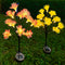 Lámpara Solar Decorativa con Flor de Camelia para Jardín