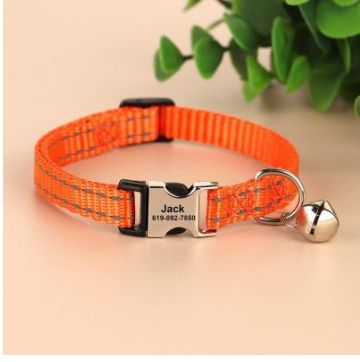 Collar Reflectante Antideslizante para Gatos con Grabado Personalizado - Image 22
