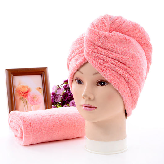 Toalla Turbante Absorbente de Microfibra - Secado Rápido para Cabello - Image 2