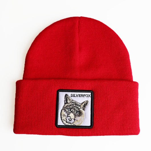 Gorro de Lana Tejido con Bordados de Animales para Invierno - Image 14