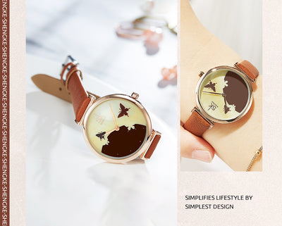 Reloj Inteligente Mujer Kallima Inachus Resistente al Agua con Diseño Floral - Image 7