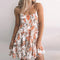 Vestido Bohemio de Tirantes con Estampado Floral para Verano