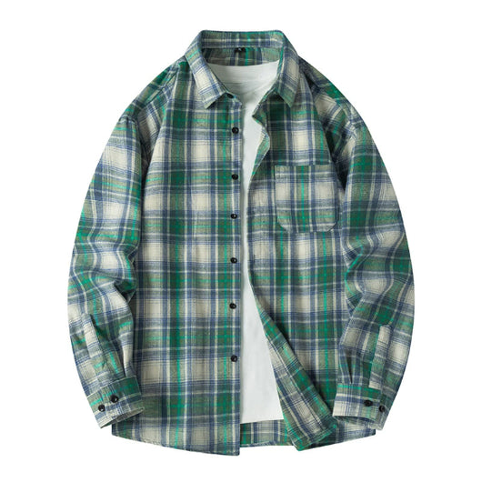 Camisa de Cuadros Manga Larga para Hombre - Marca Americana - Image 23