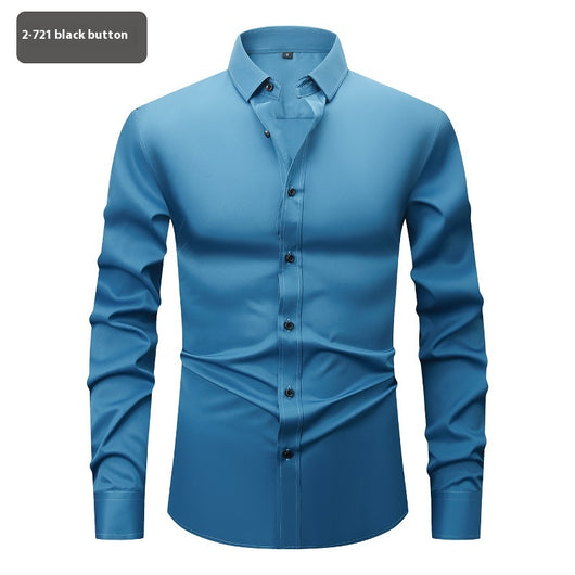 Camisa Elástica Cuatro Direcciones para Hombre - Manga Larga - Image 14