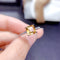 Anillo de Citrino Natural en Plata - Joya Trendy y Exquisita