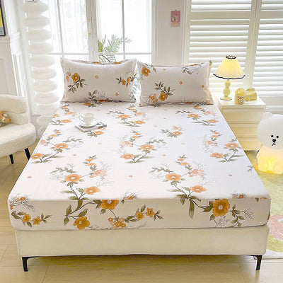 Juego de Sábana Ajustable y Funda de Almohada Estampada en Fibra Sintética - Image 2