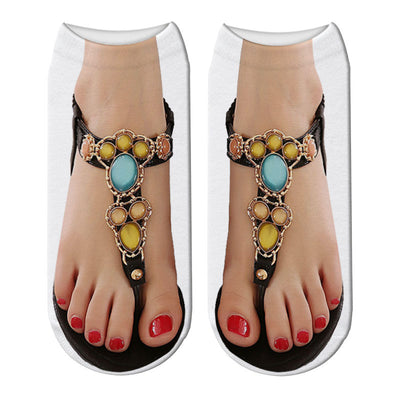 Calcetines Deportivos 3D con Estampado para Mujer - Image 10