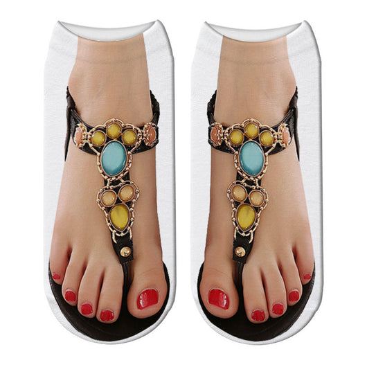 Calcetines Deportivos 3D con Estampado para Mujer - Image 10