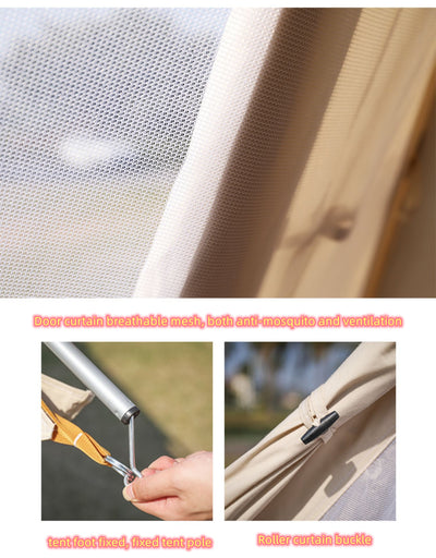Carpa Pirámide Impermeable Oxford para Camping e Interior - Image 23
