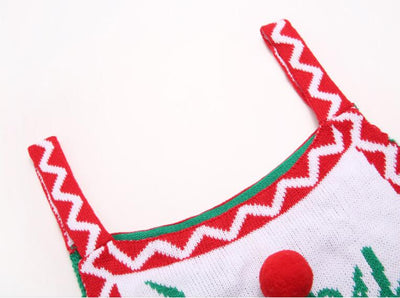 Enterizo Navideño Holgado con Diseño de Copos de Nieve - Image 4