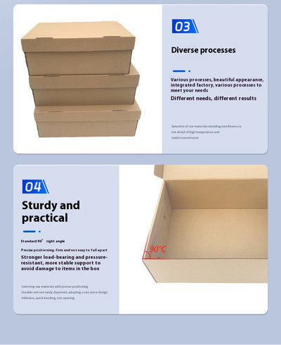 Caja de Cartón Kraft Reforzada para Empaque de Calzado - Image 8