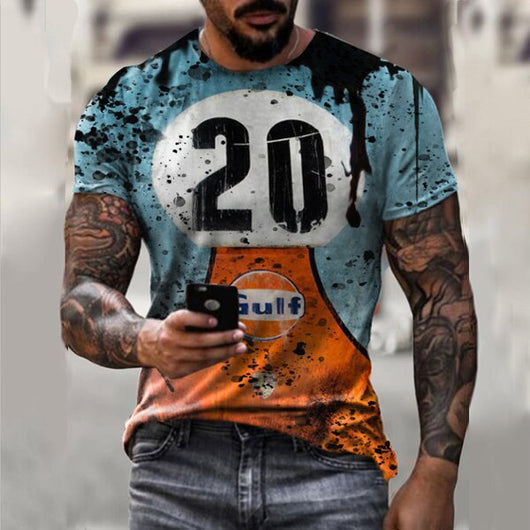 Playera Deportiva Slim Fit para Hombre con Diseño Estampado - Image 17