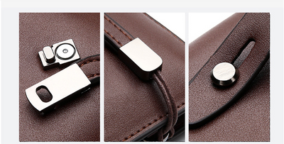 Billetera Ejecutiva de Cuero para Hombre con Cierre de Cremallera - Image 13
