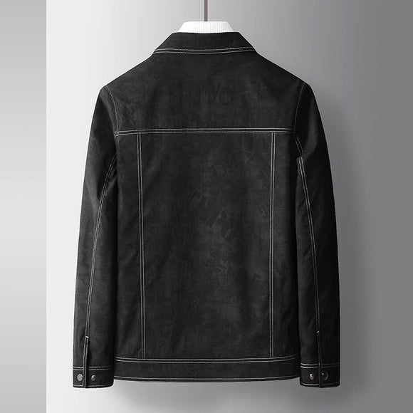 Chaqueta Acolchada Casual con Cuello Desmontable