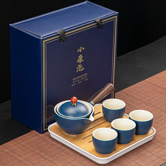 Juego de Té Xiaoyao con Tetera Giratoria 360° - Image 10