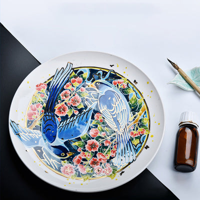 Kit de Pintura Dorada para Cerámica - Herramientas DIY Creativas