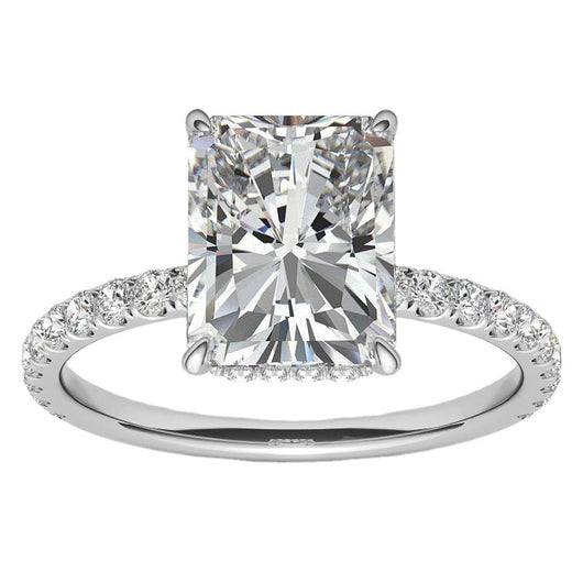 Anillo de Moissanita Radiant 4 Quilates en Plata 925 - Image 10