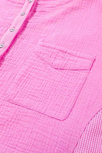 Camiseta Suelta de Color Liso Talla Grande para Mujer - Image 12