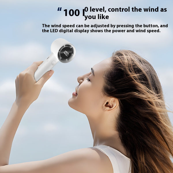 Ventilador Portátil de Alta Velocidad con Viento Ajustable - Resistencia Extrema